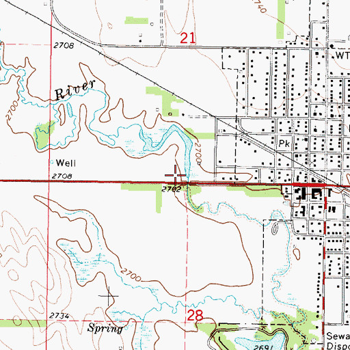 Topographic Map of Arnold Dental Clinic, NE