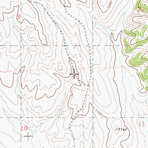 Topographic Map of West Shipping Pen Tank, NM