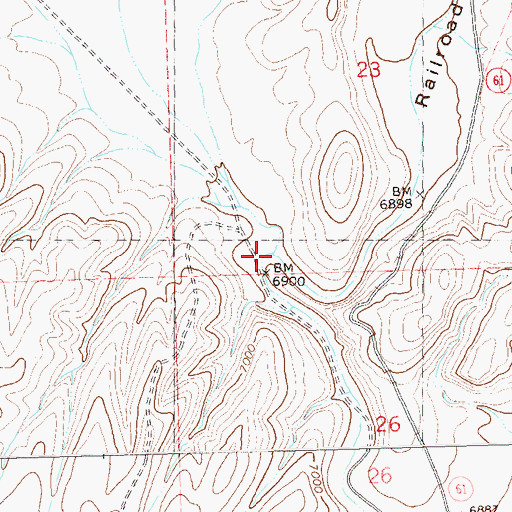 Topographic Map of O Bar O Canyon, NM