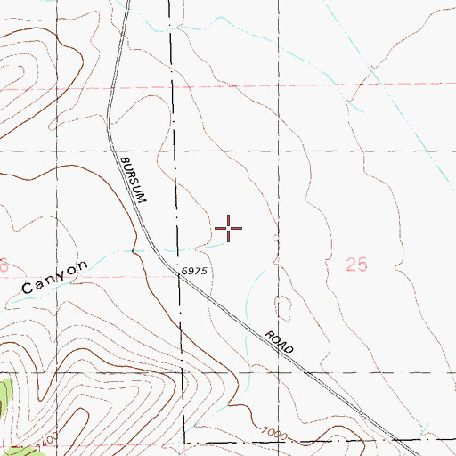 Topographic Map of Musick Canyon, NM