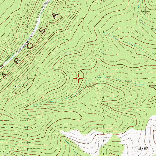 Topographic Map of Davis Spring, NM
