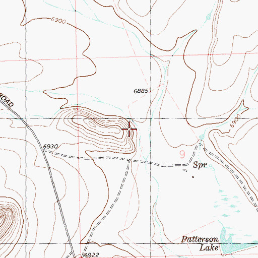 Topographic Map of Dark Canyon, NM