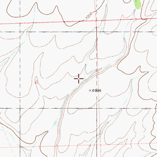 Topographic Map of Rincon Canyon, NM