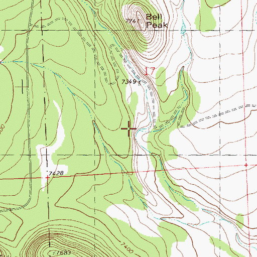 Topographic Map of Landing Camp Canyon, NM