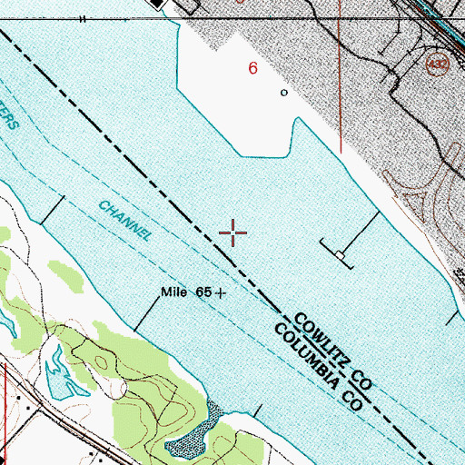 Topographic Map of Slaughters Bar, WA