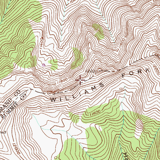 Topographic Map of Platte Park, CO