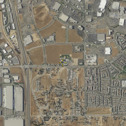 Aerial/Satellite Image of Edgemont Elementary School, CA