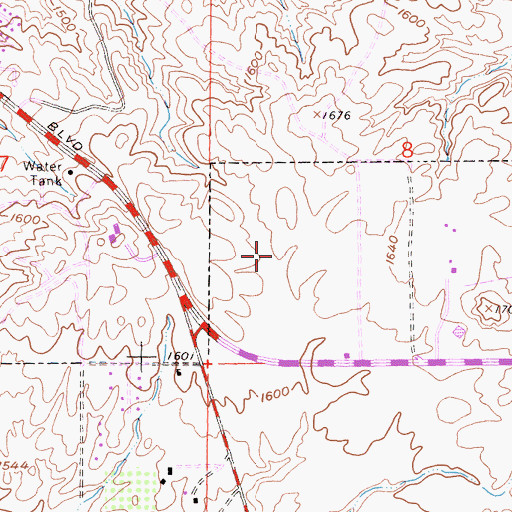 Topographic Map of Taft Park, CA