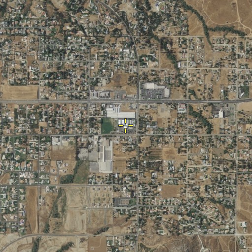 Aerial/Satellite Image of Woodcrest Elementary School, CA