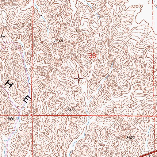 Topographic Map of De Anza Cycle Park, CA