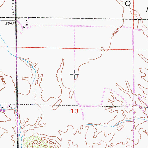 Topographic Map of Sun Lakes Country Club and Golf Course, CA