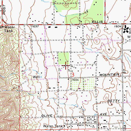 Topographic Map of Good Meadow, CA