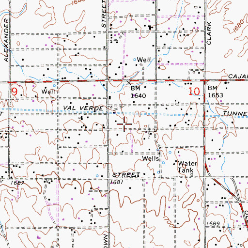 Topographic Map of Bible Way Missionary Church, CA