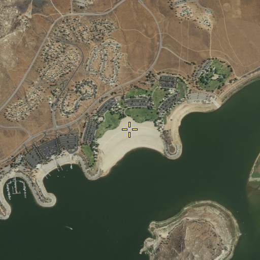 Aerial/Satellite Image of Moreno Beach, CA