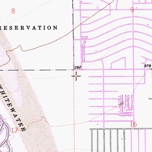 Topographic Map of Landau Elementary School, CA
