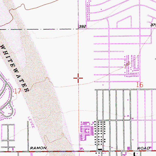 Topographic Map of Mount San Jacinto High School, CA