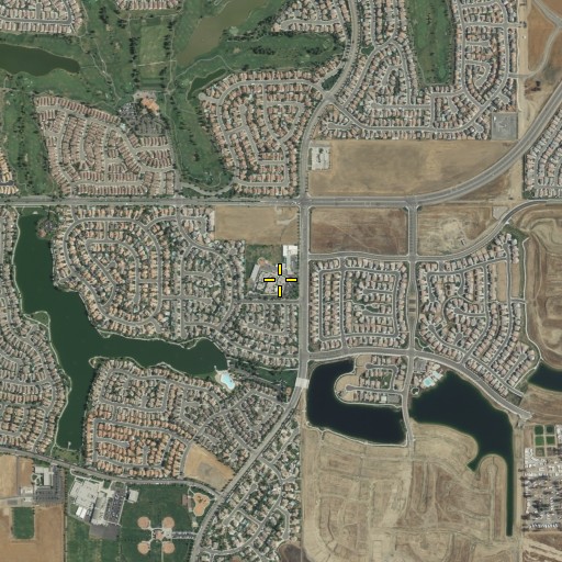 Aerial/Satellite Image of Callie Kirkpatrick Elementary School, CA