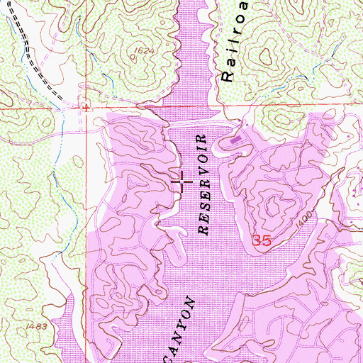 Topographic Map of Mariners Bay, CA