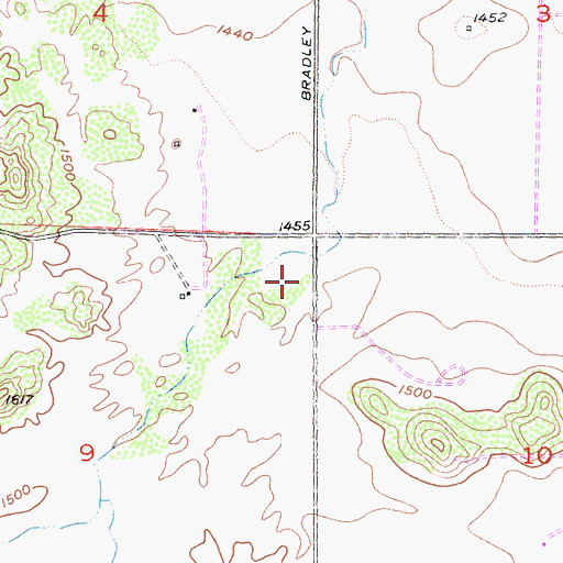 Topographic Map of Newport Plaza Shopping Center, CA