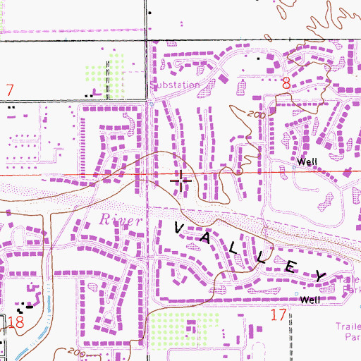 Topographic Map of Monterey Country Club, CA