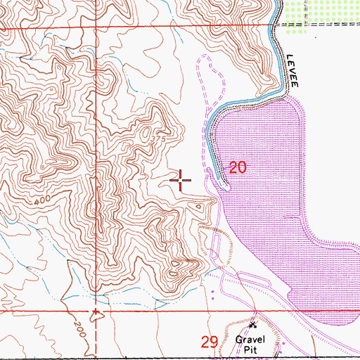 Topographic Map of Lake Cahuilla Park, CA