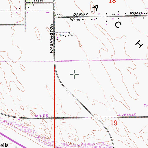 Topographic Map of Palm Royale Country Club, CA