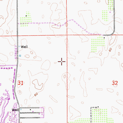 Topographic Map of The Pyramids Club, CA