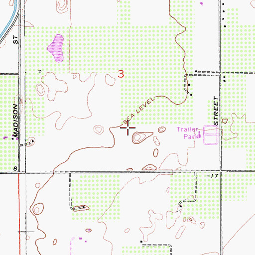 Topographic Map of Empire Equestrian Center, CA