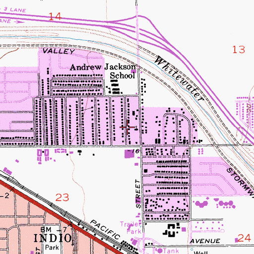 Topographic Map of Independent Evangelical Church, CA