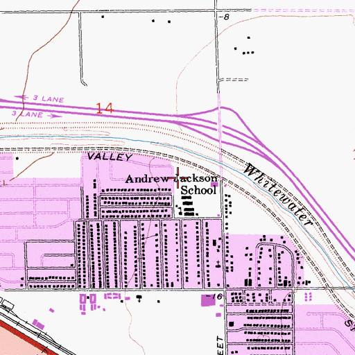 Topographic Map of North Jackson Park, CA