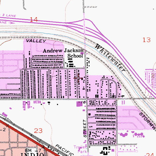 Topographic Map of People of Harvest Fellowship Church, CA