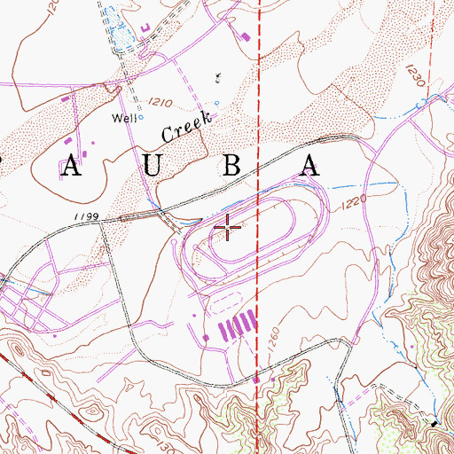 Topographic Map of Galway Downs Equestrian Training Center, CA