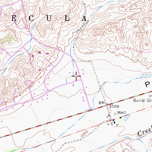 Topographic Map of Joan F Sparkman Elementary School, CA
