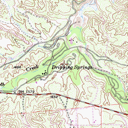 Topographic Map of Palomar Mesa Campground, CA