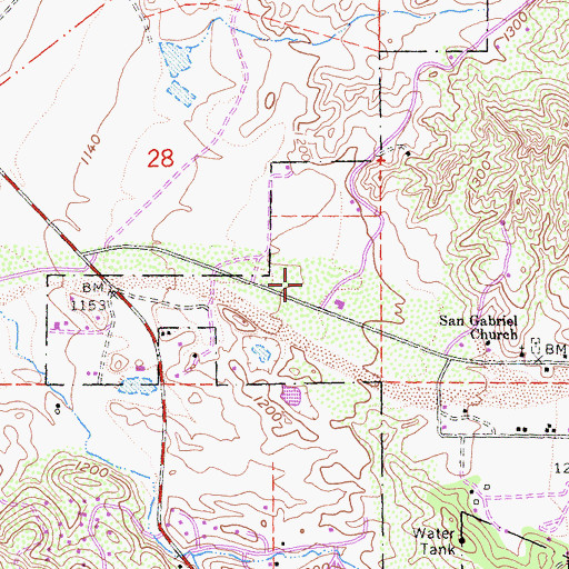 Topographic Map of Pechanga Tribal Park, CA