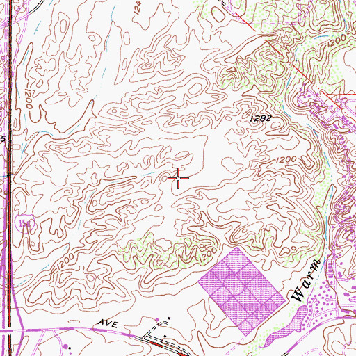 Topographic Map of Alta Murrieta School, CA