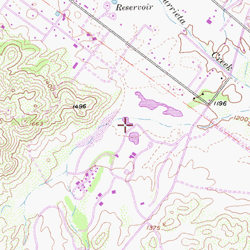 Topographic Map of Bear Creek Golf and Country Club, CA