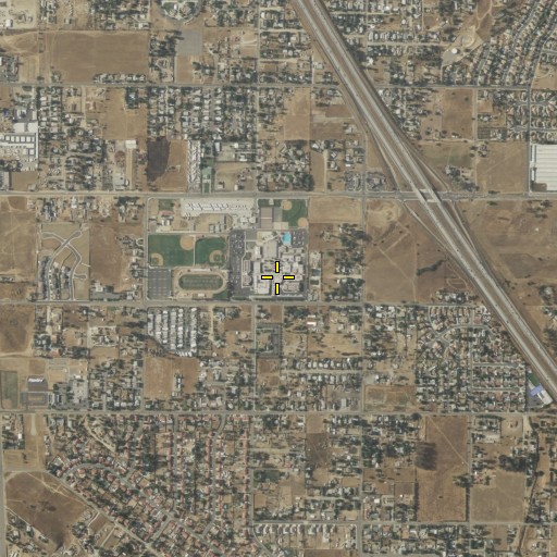 Aerial/Satellite Image of Elsinore High School, CA