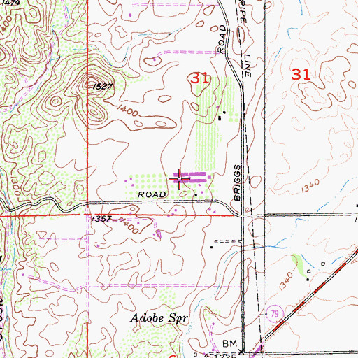 Topographic Map of French Valley Vineyards, CA