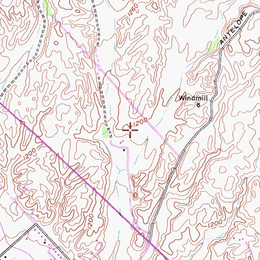 Topographic Map of The Colony Golf Course, CA