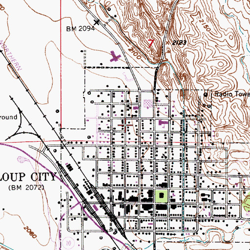 Topographic Map of Saint Josaphat Convent, NE