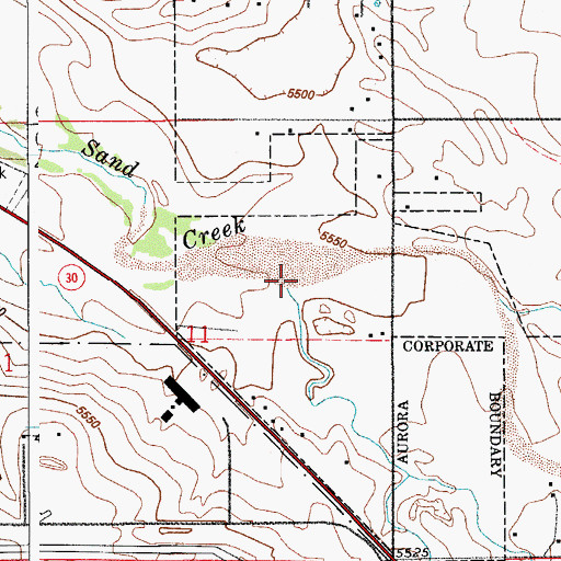 Topographic Map of Coal Creek, CO
