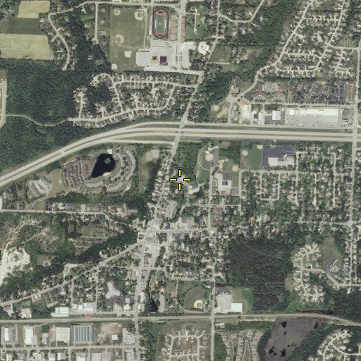 Aerial/Satellite Image of Bark River Park, WI