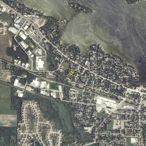 Aerial/Satellite Image of Blain Street Park, WI