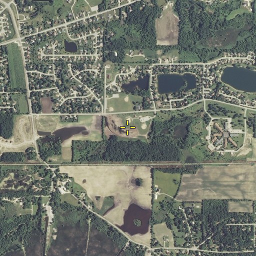 Aerial/Satellite Image of Bluhm Park, WI