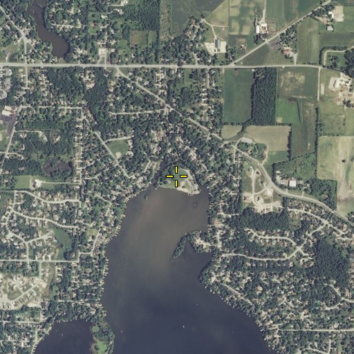 Aerial/Satellite Image of Idle Isle Park, WI
