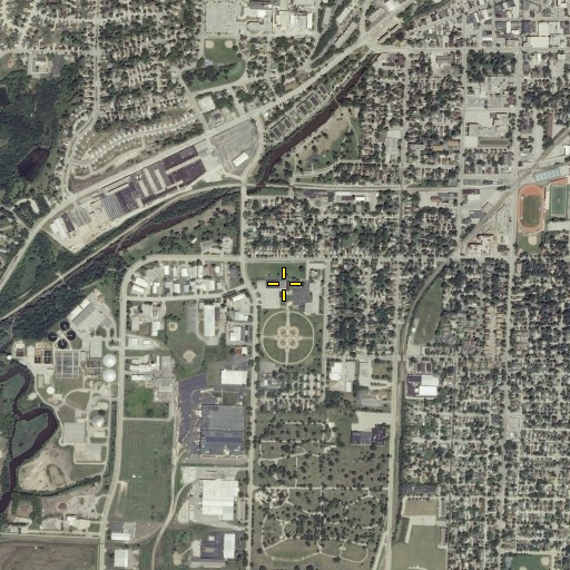 Aerial/Satellite Image of Saratoga Elementary School, WI