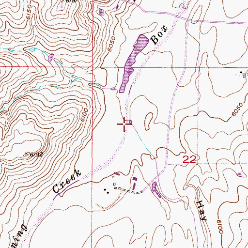 Topographic Map of Hay Gulch, CO