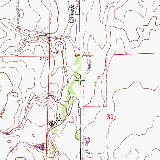 Topographic Map of Lone Tree Gulch, CO