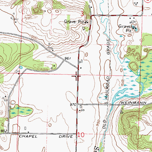 Topographic Map of Torgerson School (historical), WI